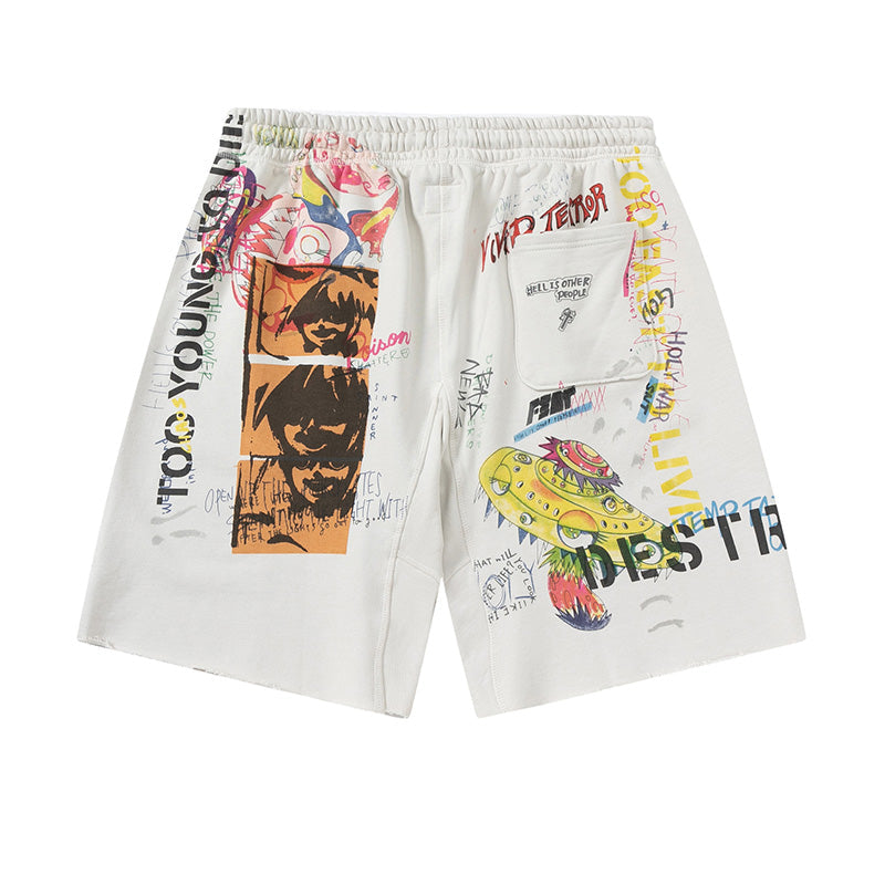 SAINT MICHAEL X Takashi Murakami  Graff Sweatshort
